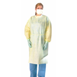fluid resistant isolation gown